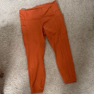 Athleta Women's Vibrant Orange Leggings